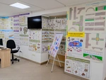Наочні посібники з будови автомобіля та дорожньої розмітки в навчальному класі «Антарес»